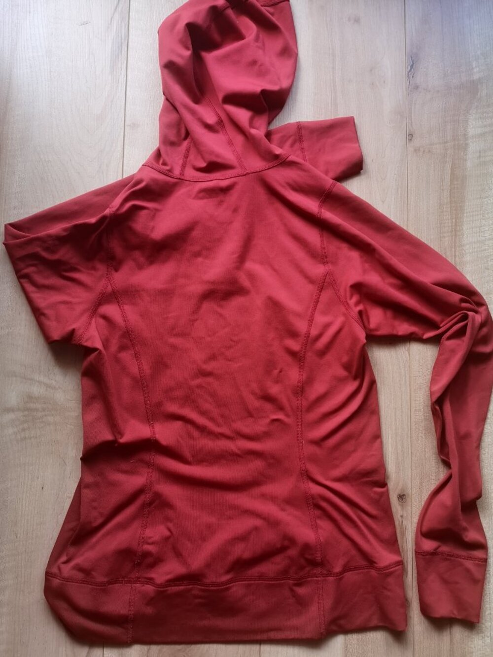 ARC Arc'teryx - Women's Long Sleeve Technical Sun Hoody - Red - Size Medium - Picture 7 of 11